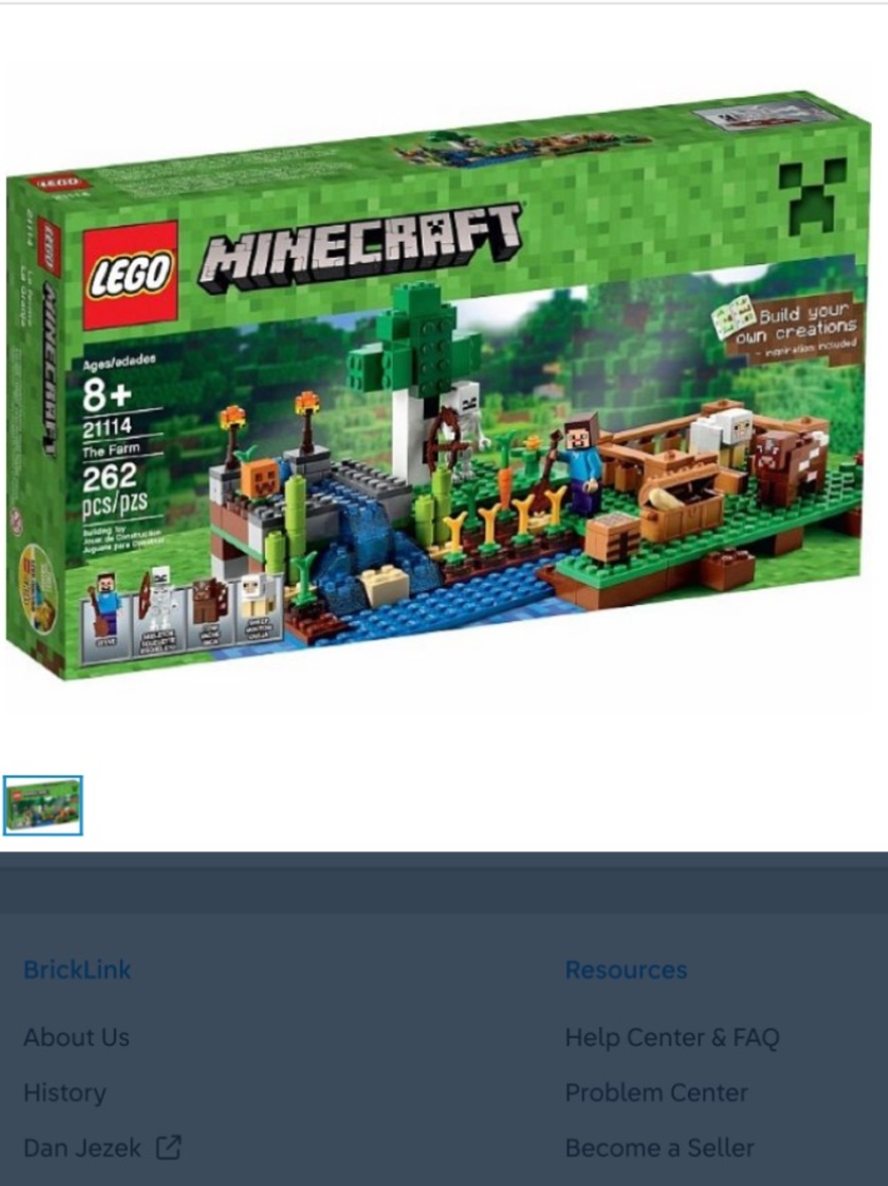 Lego Minecraft 21114 The Farm